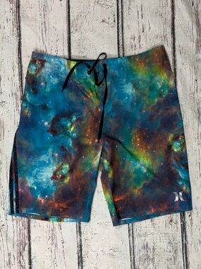 Hurley Beach Summer Board Shorts Bathing Swimwear Galaxy Suit Men's